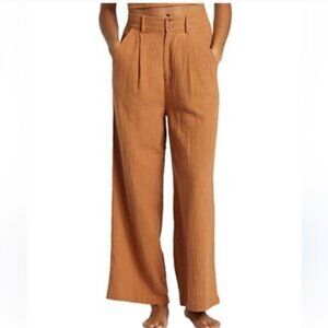 Billabong High Rise Tailor Made Wide Leg Pants Size Med